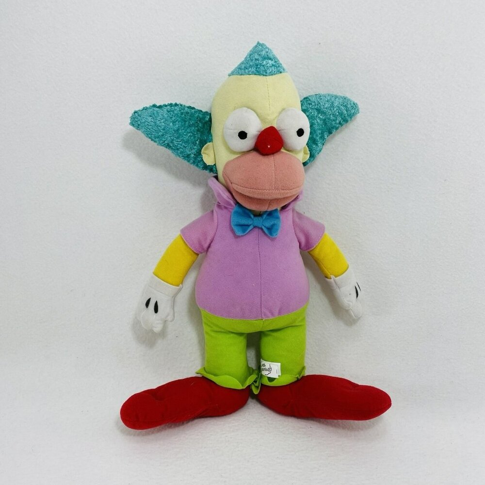 Simpsons Krusty Clown Joker Plush Doll Toy Factory Matt Groening Cartoon Cuddles